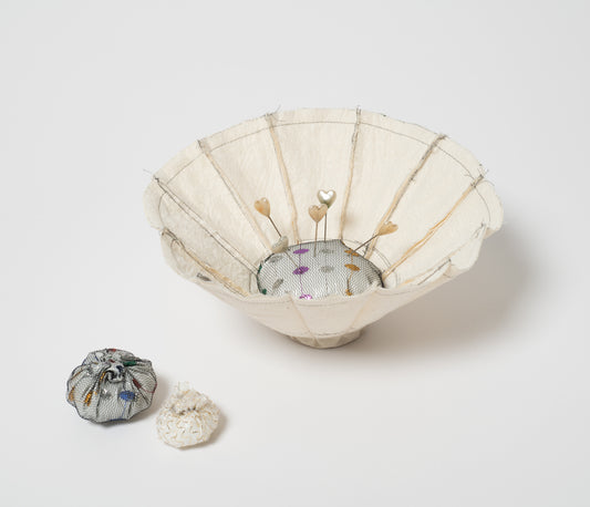 Flowering Pincushion with Vessels
